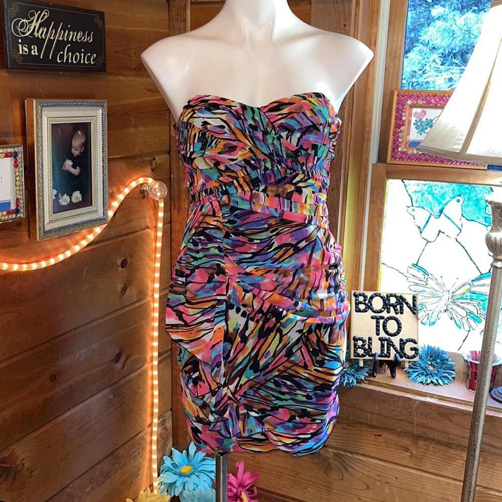 NWT Jodi Kristopher STUNNING dress STRAPLESS/Sexy NWT